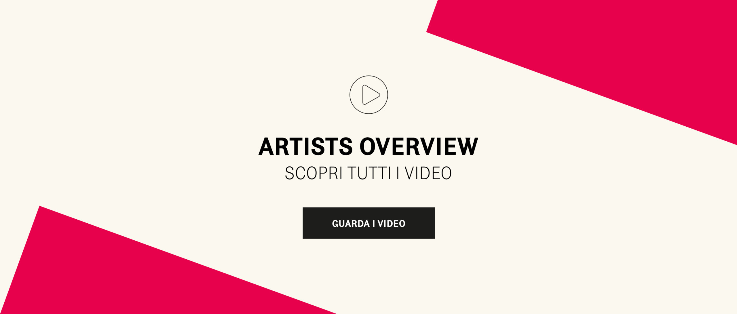 Artists Overview